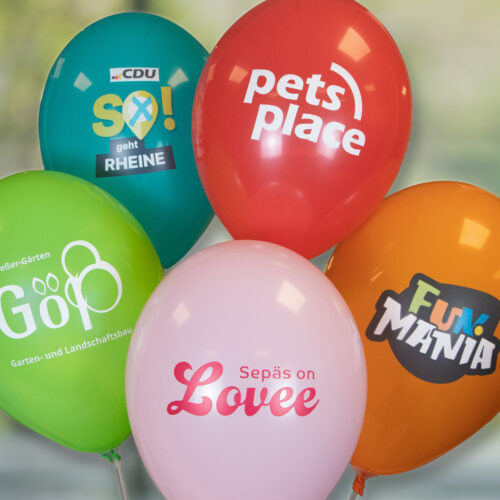 Ballonnen bedrukt High Quality Precision Print  Ø 33 cm / 85-95 cm / 11 inch