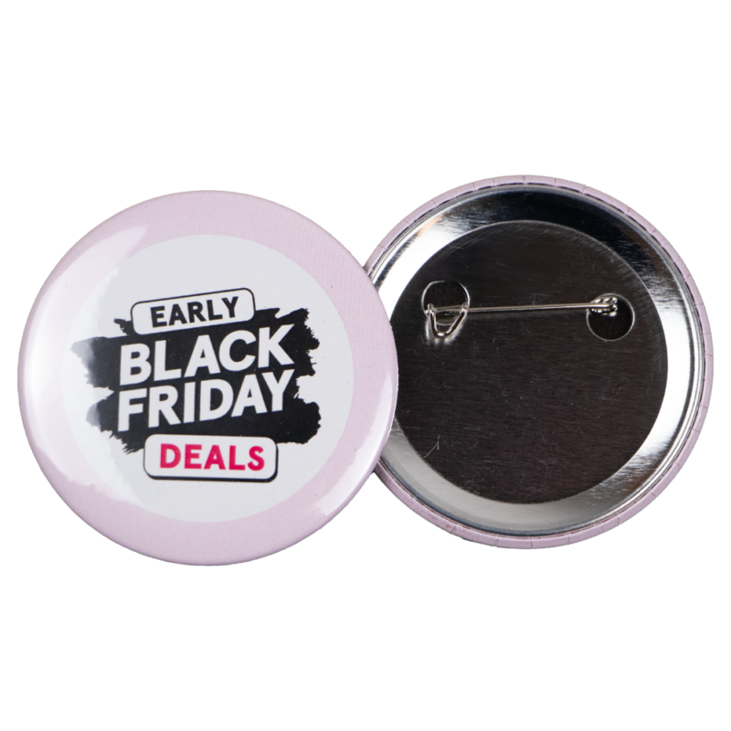 Buttons met veiligheidsspeld