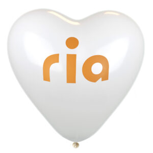 Hartballonnen bedrukt - Qualityprint  Ø 33 cm / omvang 80/95 cm / 11 inch