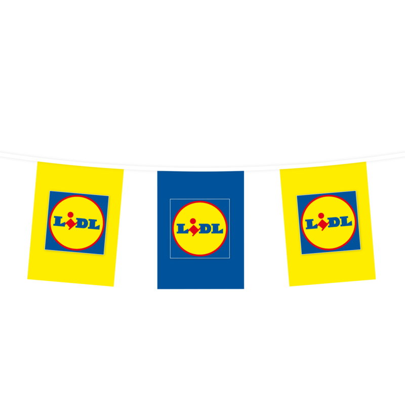 Vlaggenlijnen rechthoek 20x30 cm