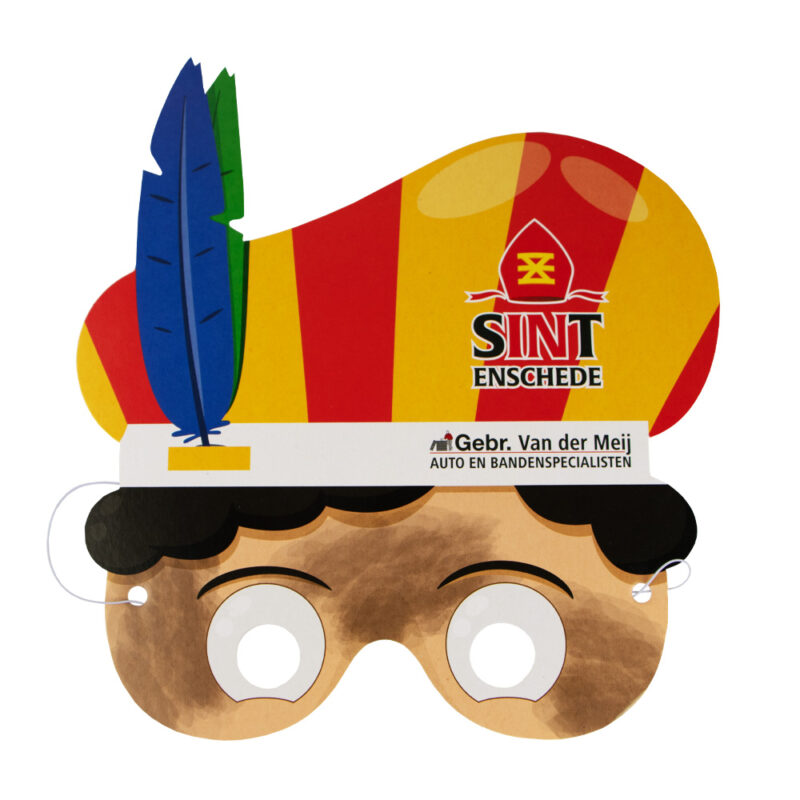 Pietenmasker gestanste veer