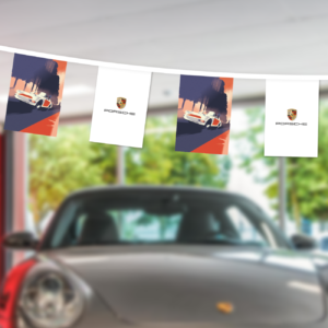 Vlaggenlijnen rechthoek 20x30 cm