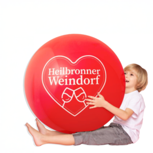 Reuzenballonnen bedrukt - Ø 120 cm / omvang 375 cm / 47 inch