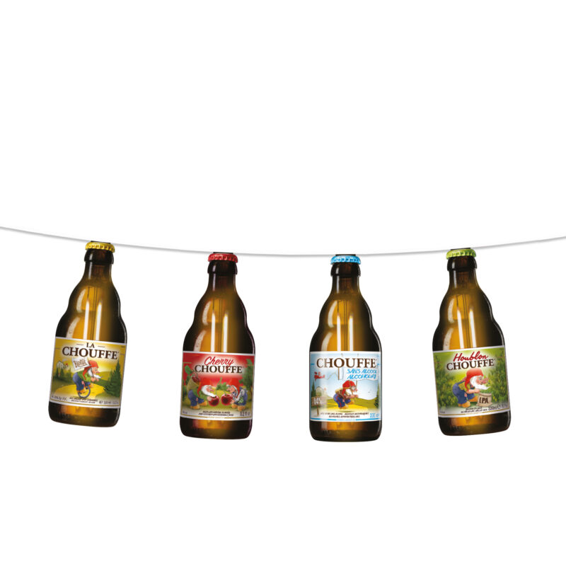 Vlaggenlijnen gestanste vormen