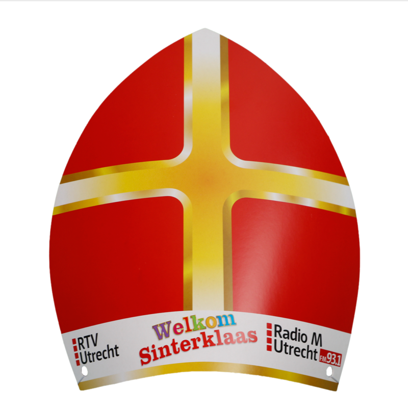 Welkom sinterklaas Sinterklaasmijters met elastiek