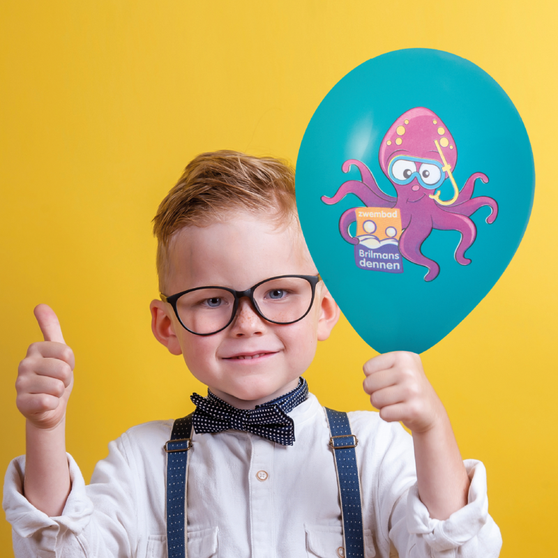 Ballonnen bedrukt High Quality Precision Print  Ø 33 cm / 85-95 cm / 11 inch