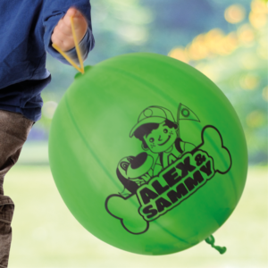 Punchballs bedrukt Qualityprint Ø 45 cm / omvang 120-130 cm / 18 inch