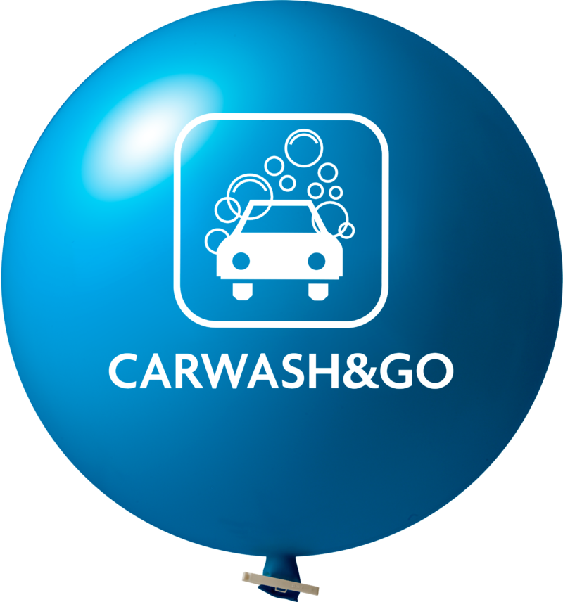 Reuzenballonnen bedrukt - Ø 120 cm / omvang 375 cm / 47 inch