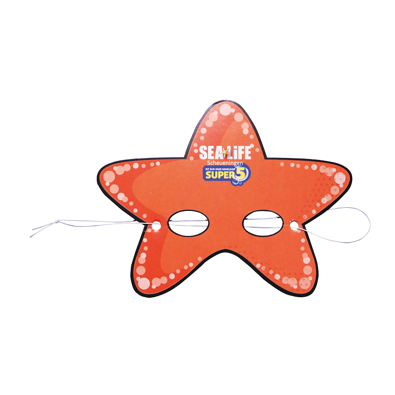 Maskers met elastiek 16,5 x 23 cm