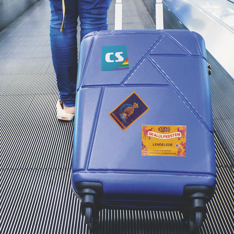 Stickers in offsetdruk CMYK full colour - gesneden formaten