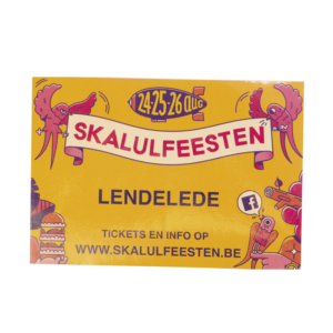 Stickers in offsetdruk CMYK full colour - gesneden formaten