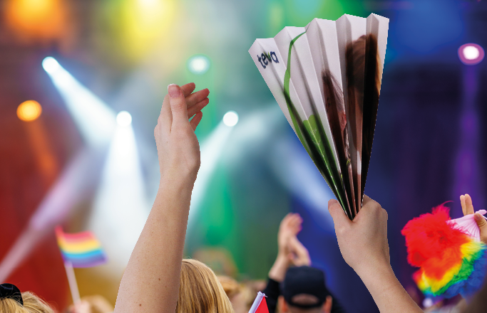 Klatschfächer - Klatschpappen