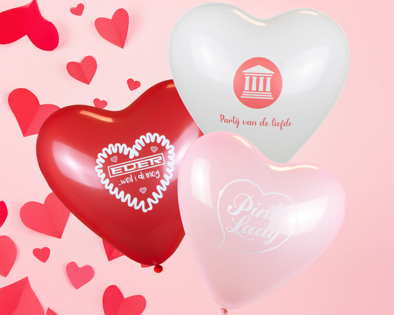 Herzballons mit Druck Qualityprint