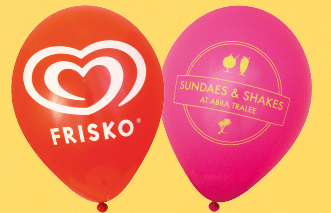 Ballonnen bedrukt