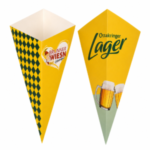 Beide zijden brunner weisn Puntzakken van karton *NIEUW*